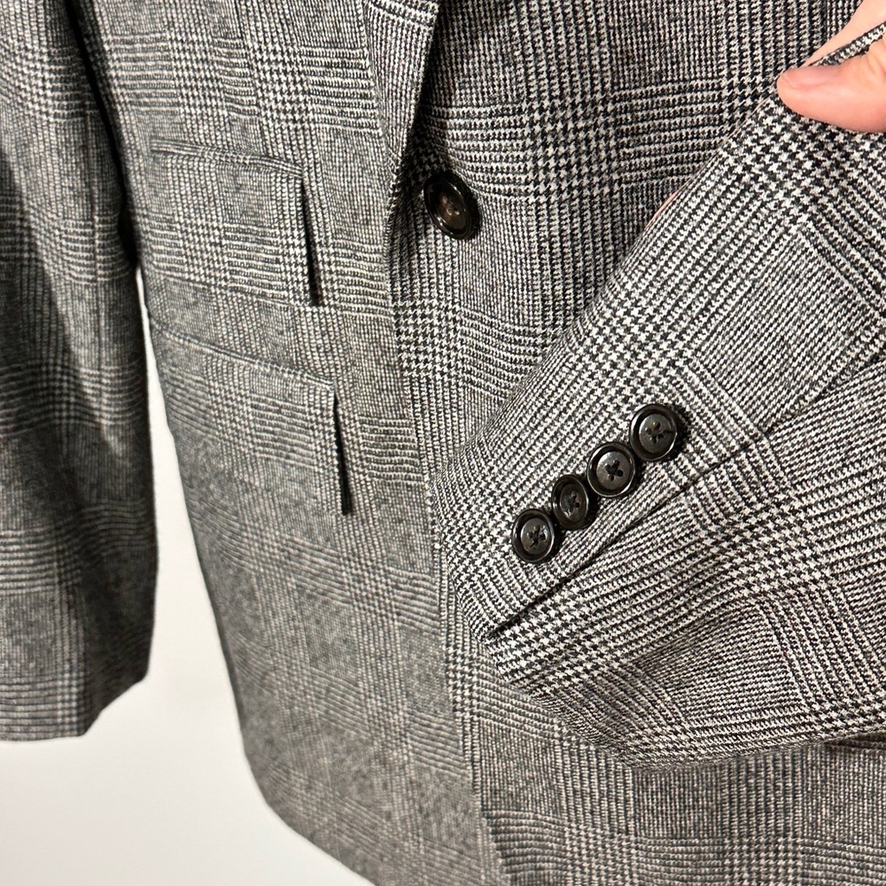 J.Crew Ludlow Glen Plaid Wool Blazer Vitale Barberis Canonico Italian Fabric 38R - Picture 6 of 9